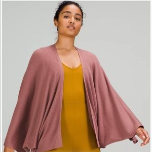 Lululemon Cashlu Textured Wrap in Spiced Chai Sz M??